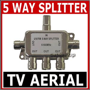 digital aerial junction box|aerial splitter box 5 way.